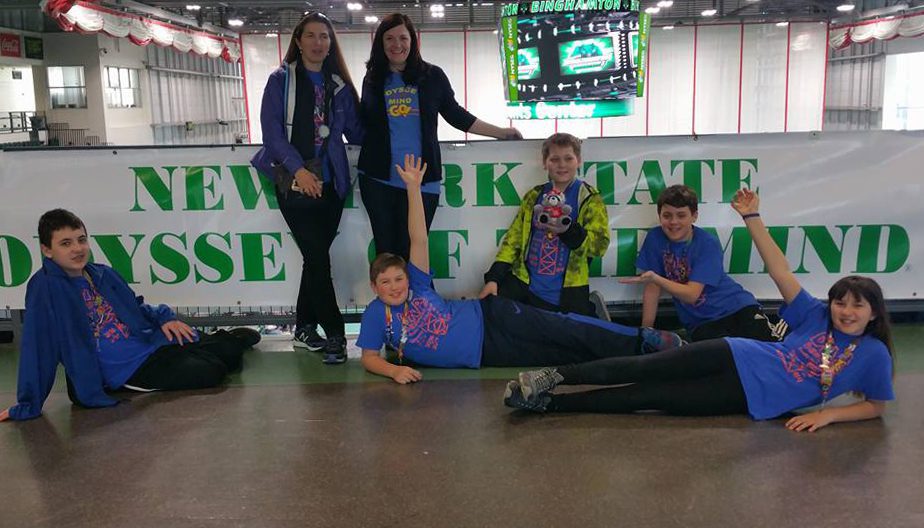 CMS team at New York State Odyssey of the Mind Competition