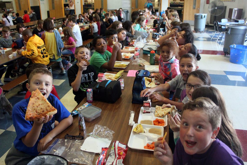 elementary school lunch room