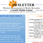cover of CMS newsletter