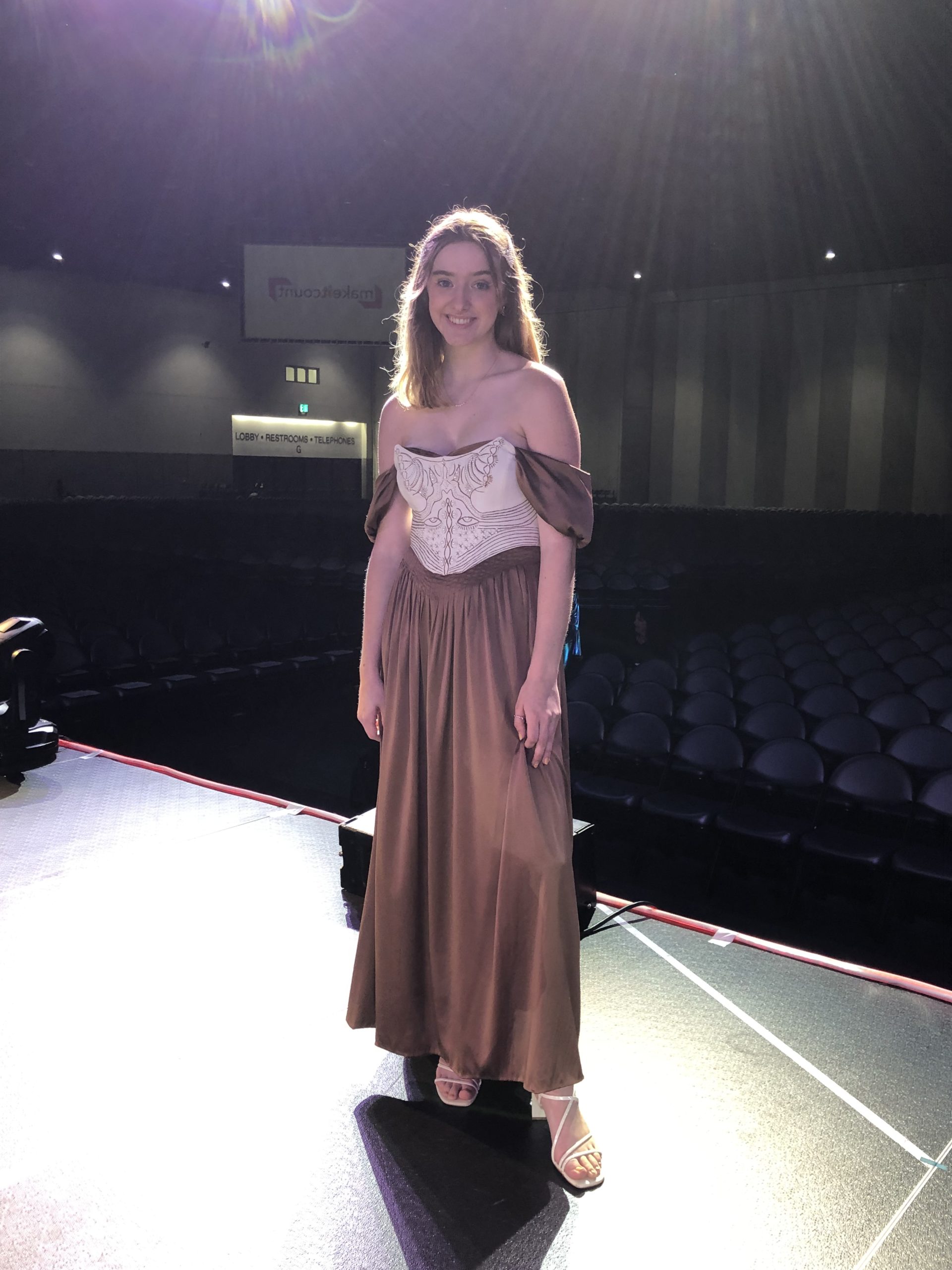 girl wearing fashion dress