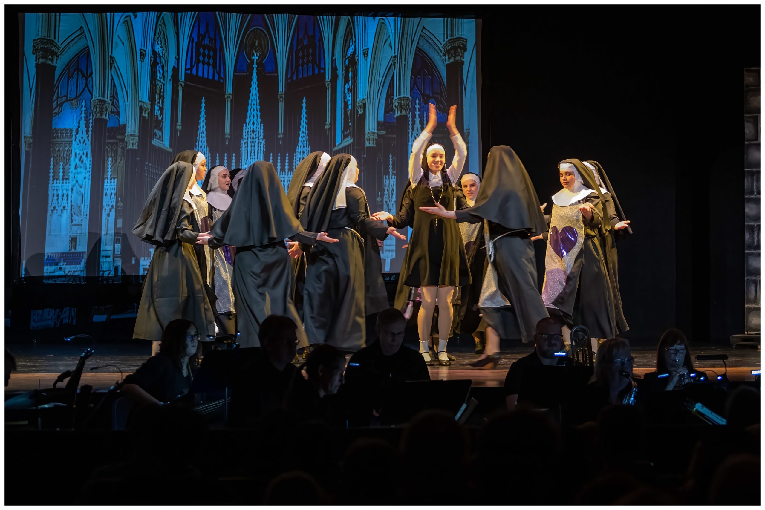 Scene from Sister Act with dancing