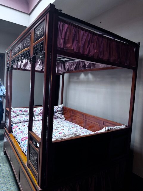 large bed at Olana