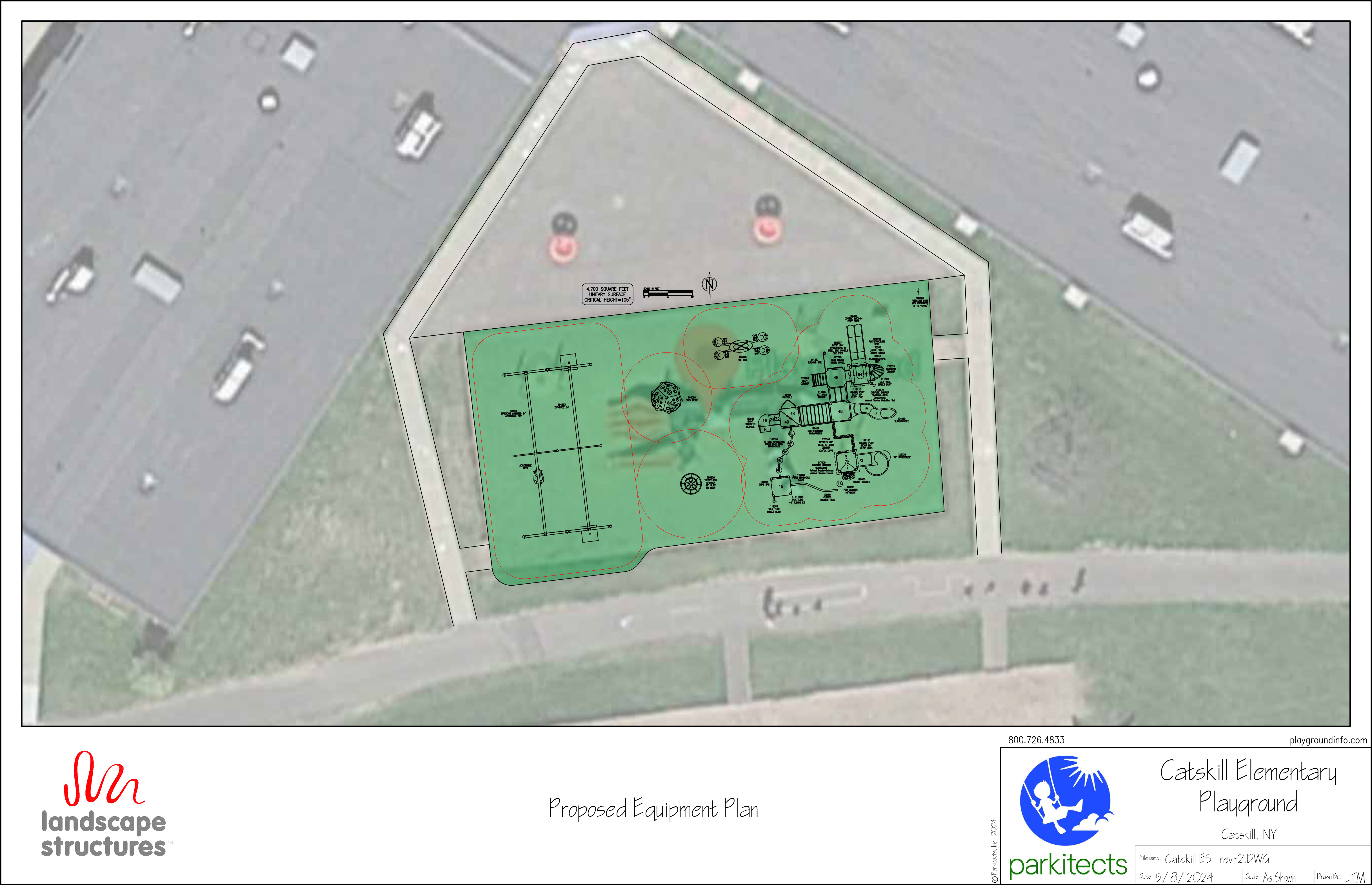 overview of playground equipment plan