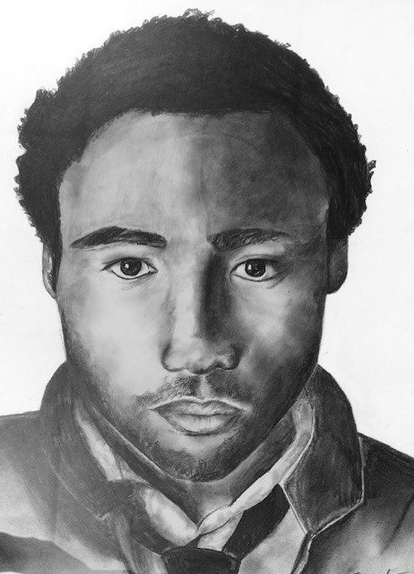 drawing of young man