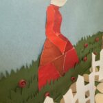 painting of woman wearing bonnet