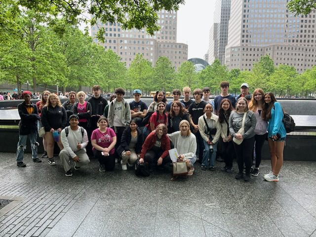 group of students posing for photo