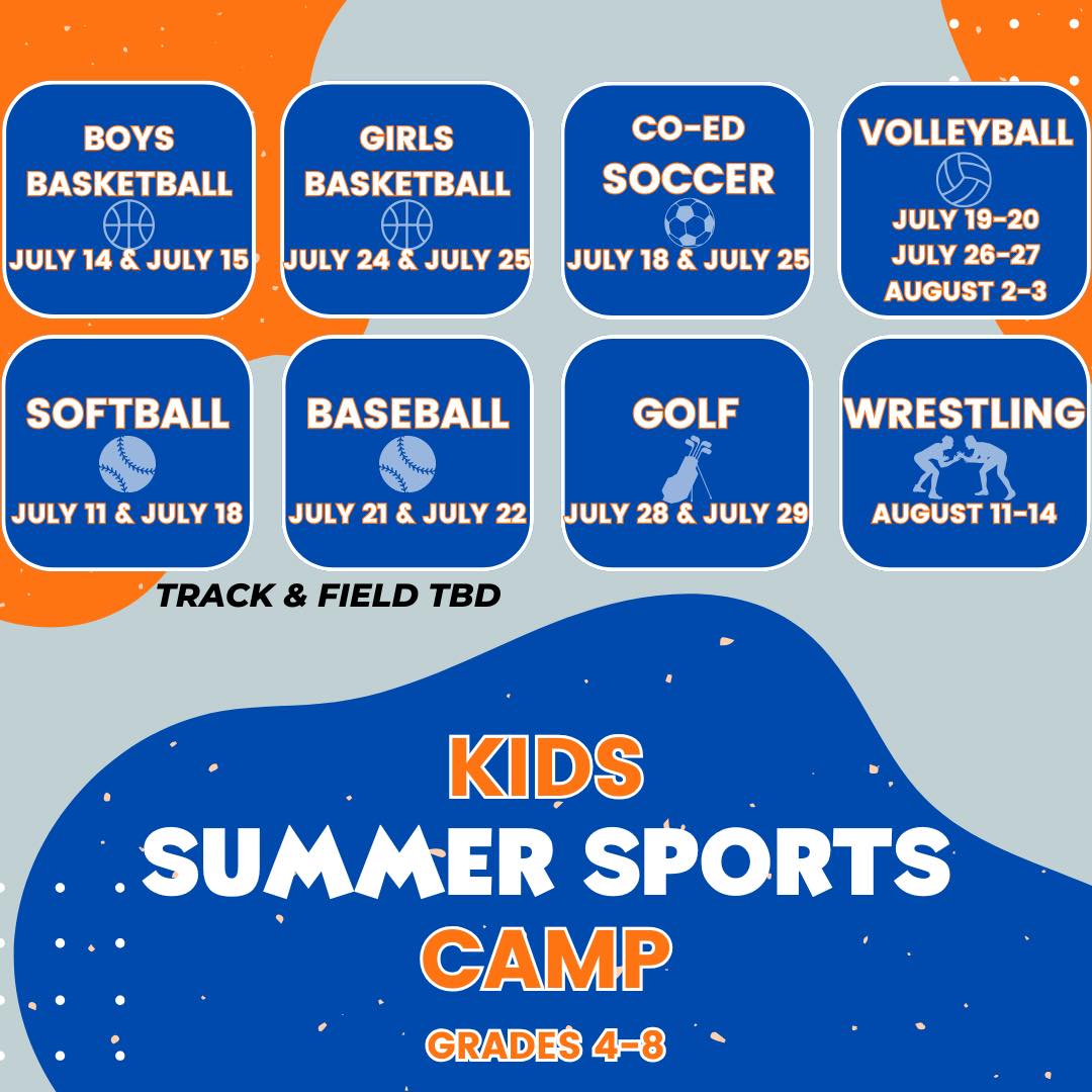 summer sports camp flyer