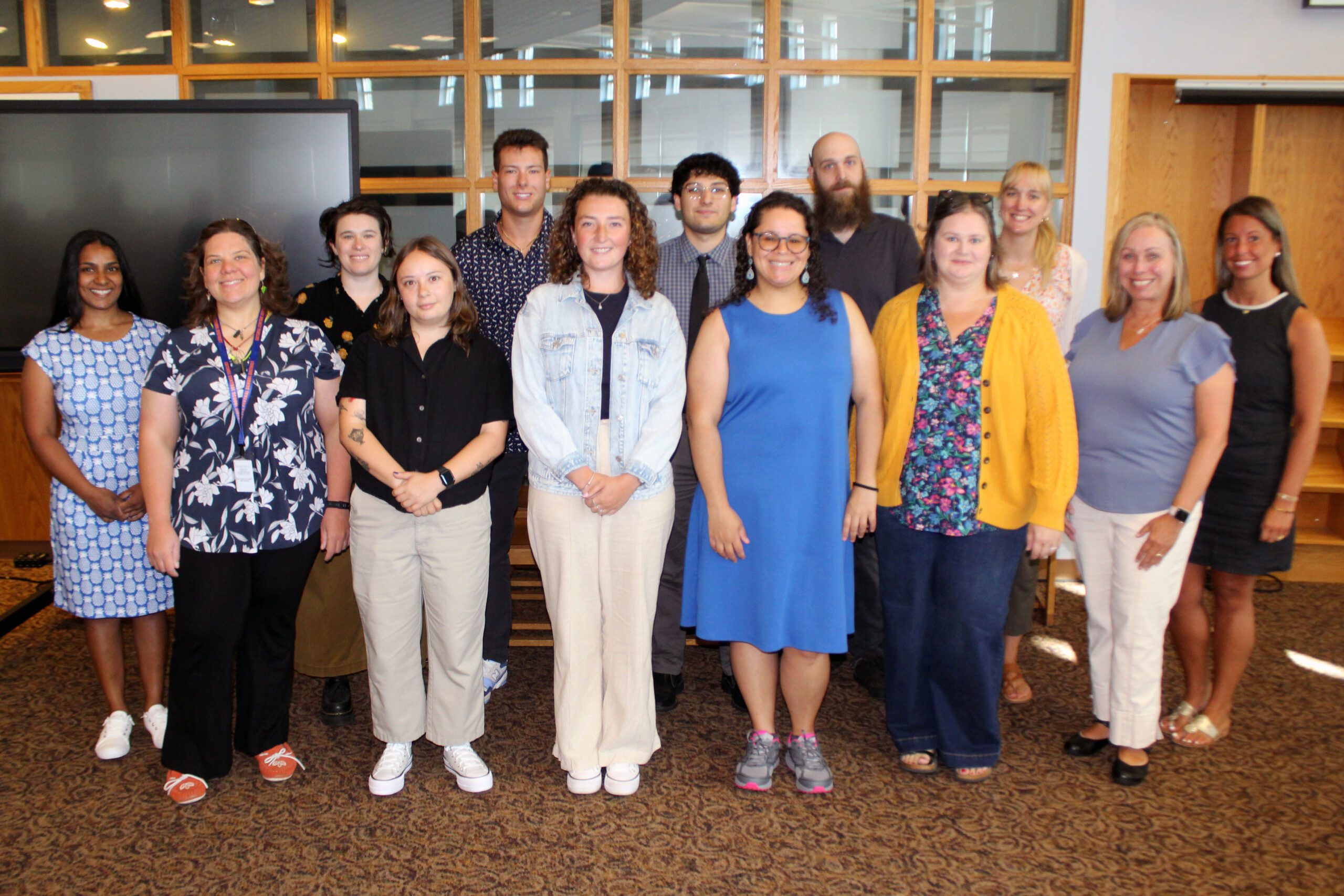group photo of new faculty members