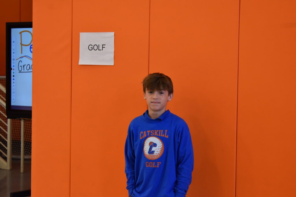 boy wearing catskill shirt