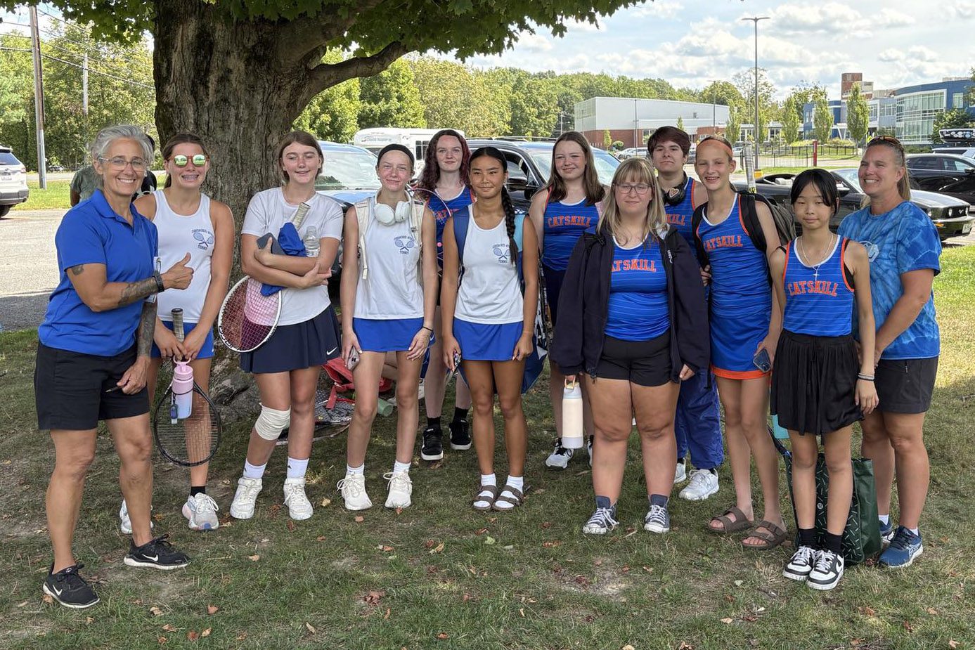 Catskill varsity girls tennis team