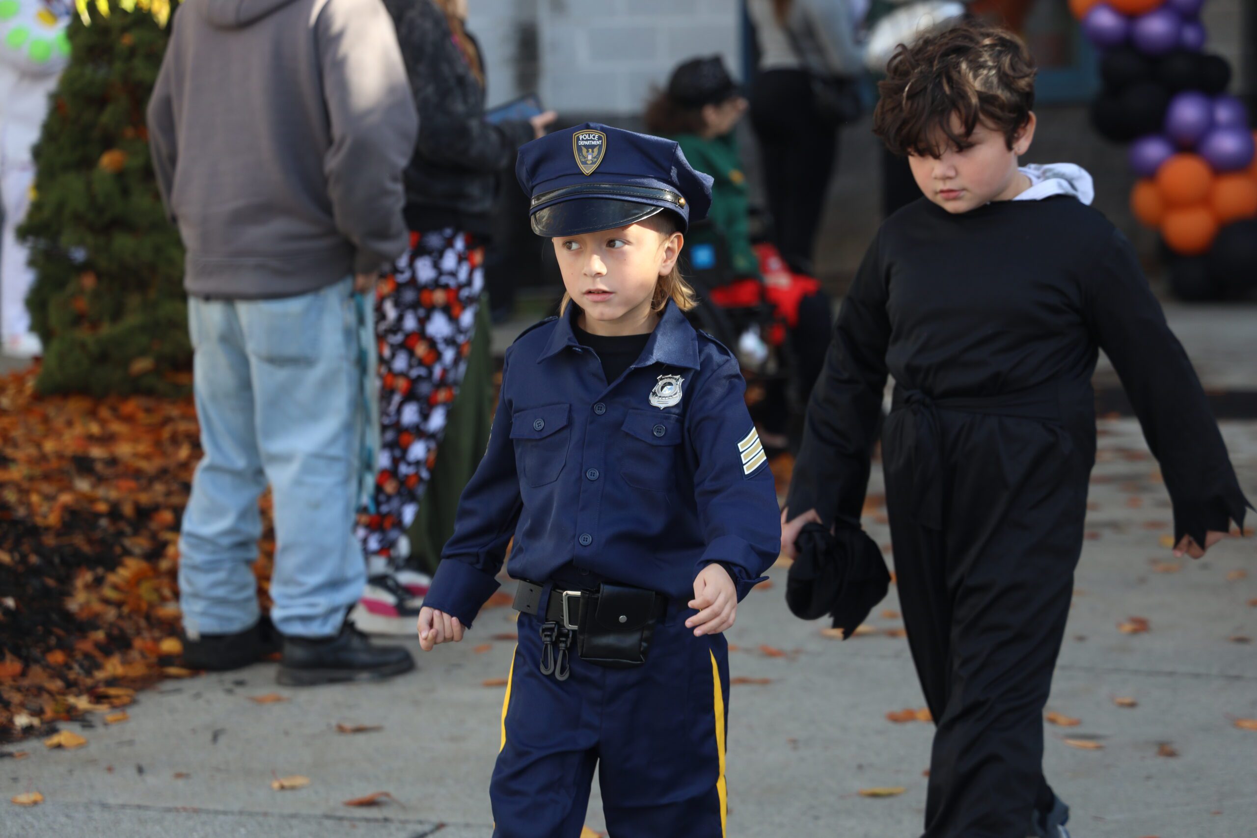 students in costumes