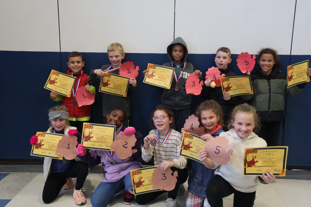 students holding certificates
