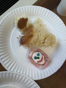 bread and skull cookie