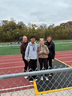 students posing for photo