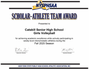 Girls volleyball Scholar-Athlete Team Award