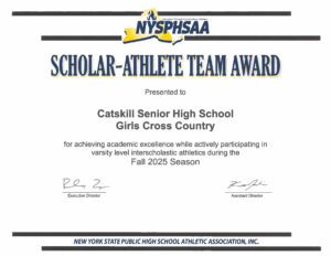 Girls Cross Country Scholar-Athlete Team Award