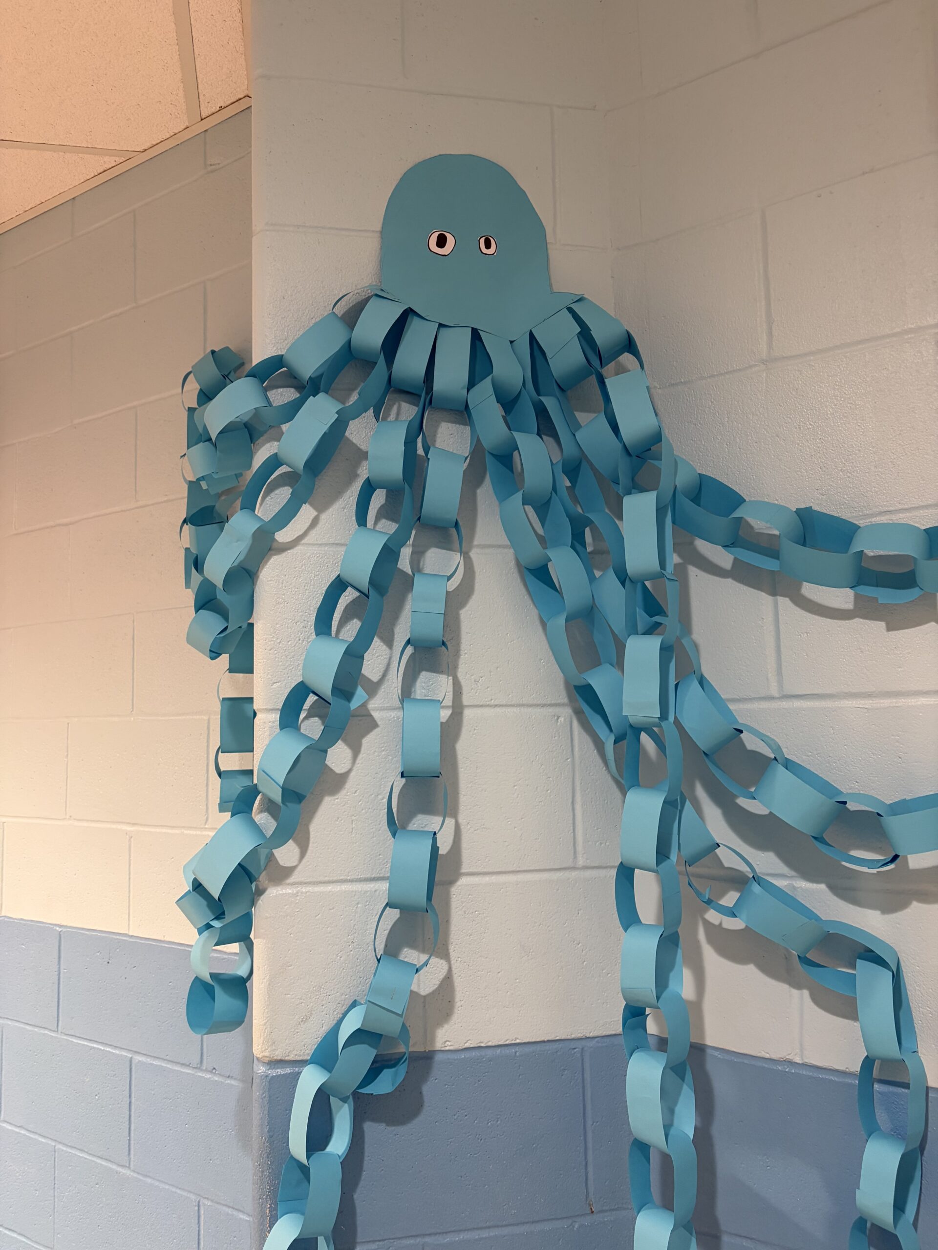 octopus made from construction paper