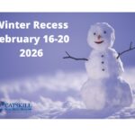 Snowman with Winter Recess February 16-20, 2026
