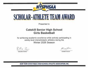 Catskill Girls Basketball Scholar-Athlete Award