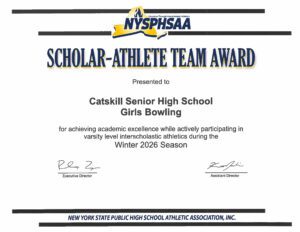 Catskill Girls Bowling Scholar-Athlete Award