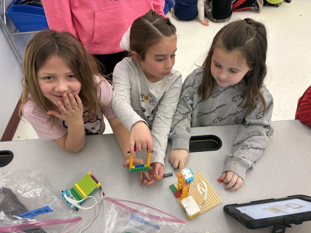 students using Ozobots