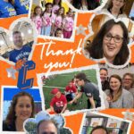 collage of teachers, Catskill CSD logo, and thank you