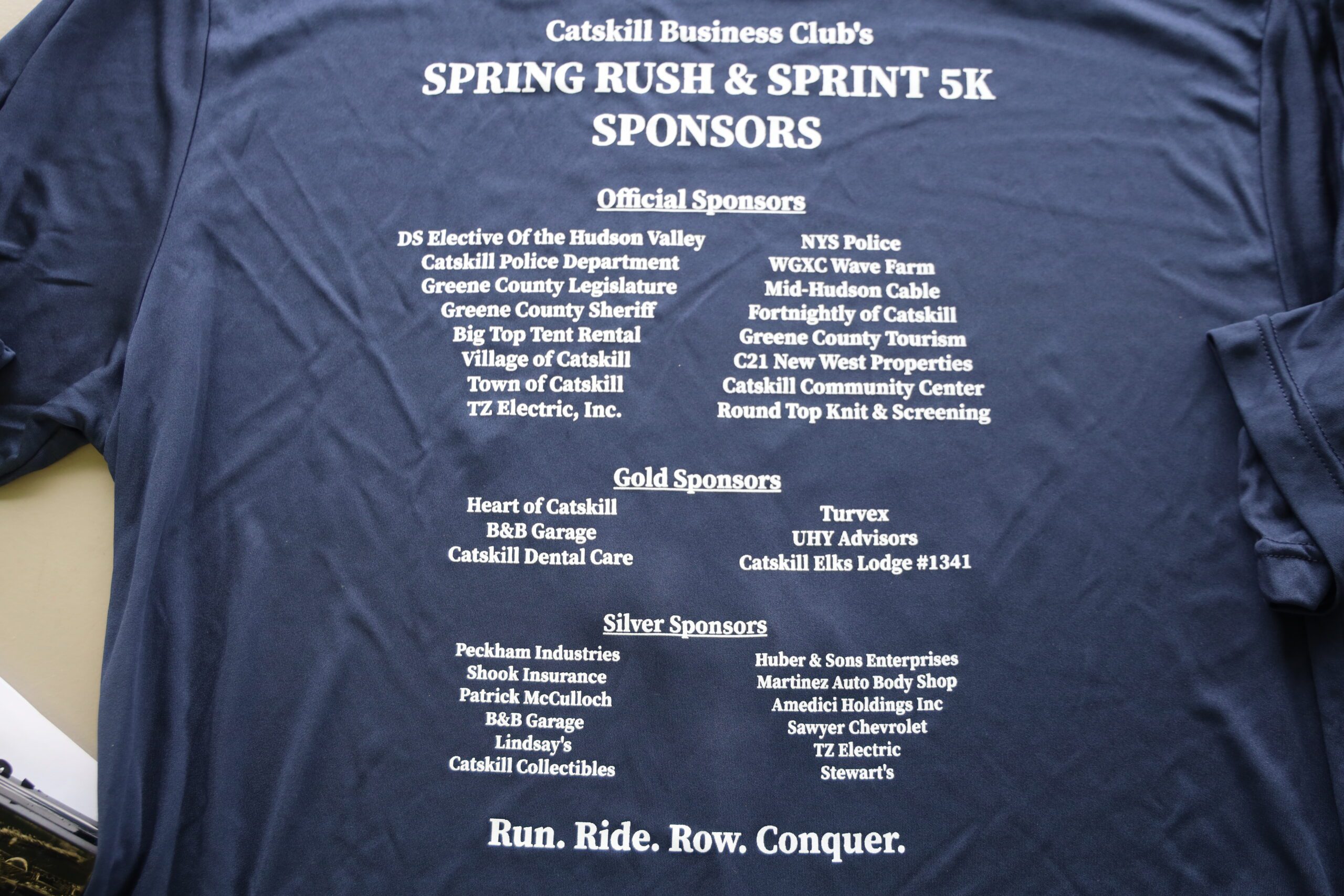race shirt back